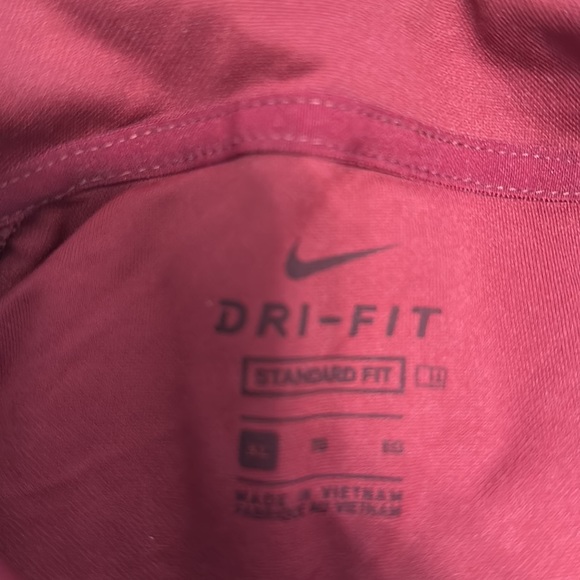 NIKE Dri-Fit Golf Polo Sunday Red Men’s XL Shirt - Picture 4 of 4